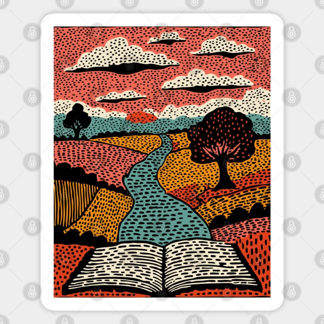 River of Stories Magnet by TuncGK